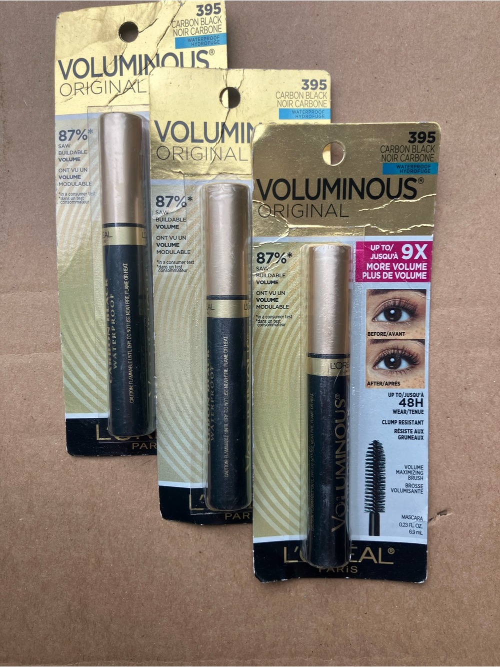 3/$30.00! L’ORÉAL VOLUMINOUS ORIGINAL MASCARA CARBON BLACK WATERPROOF